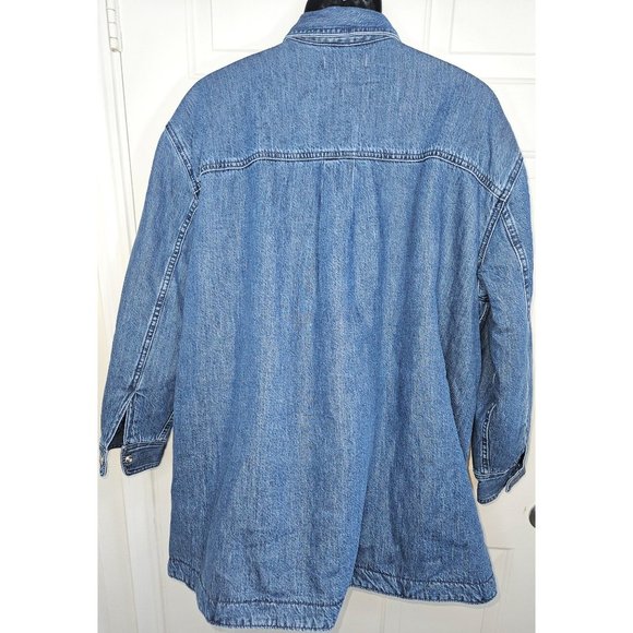 Madewell Womens Quilted Liner Jean Denim Jacket 2XL - Picture 4 of 6